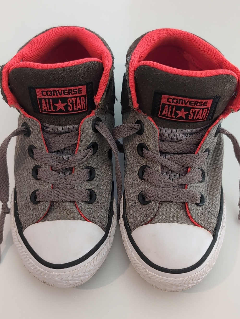 Converse All Star Mid Top Lace Up Sneakers. Size 12. Cadet Gray